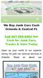 Mobile Screenshot of buyjunkcarscash.com
